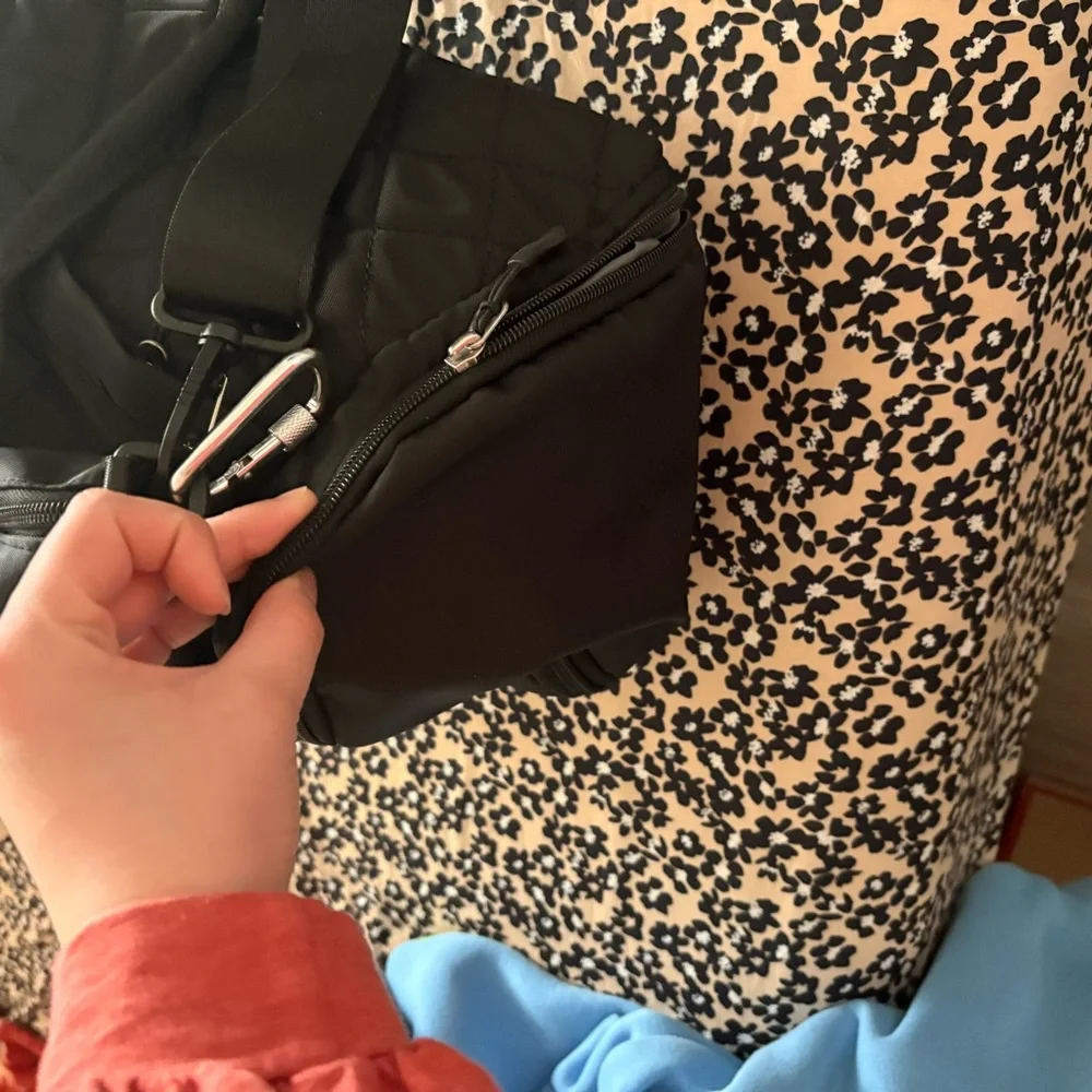 Black Quilted Bag